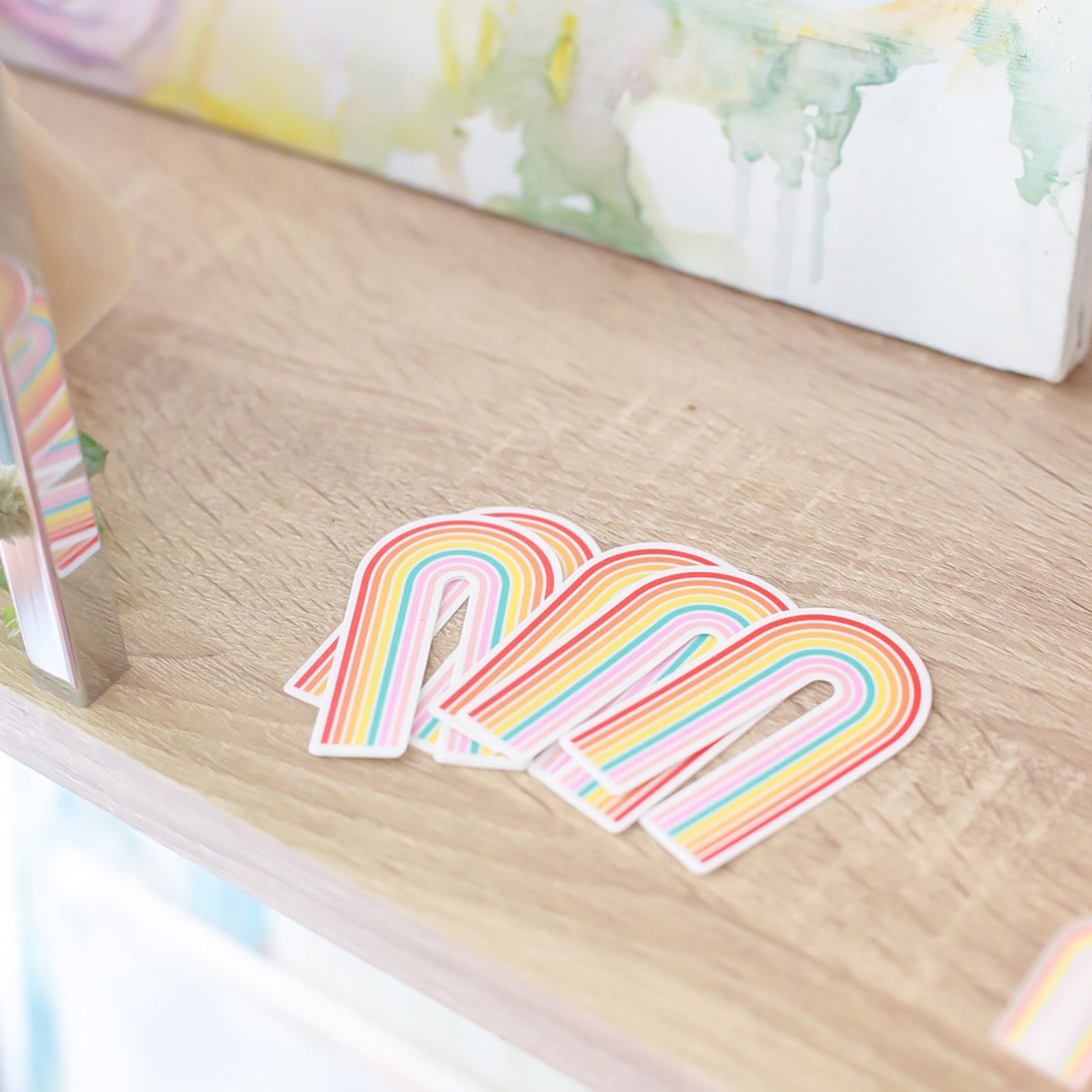 Rainbow Stickers- set of 4