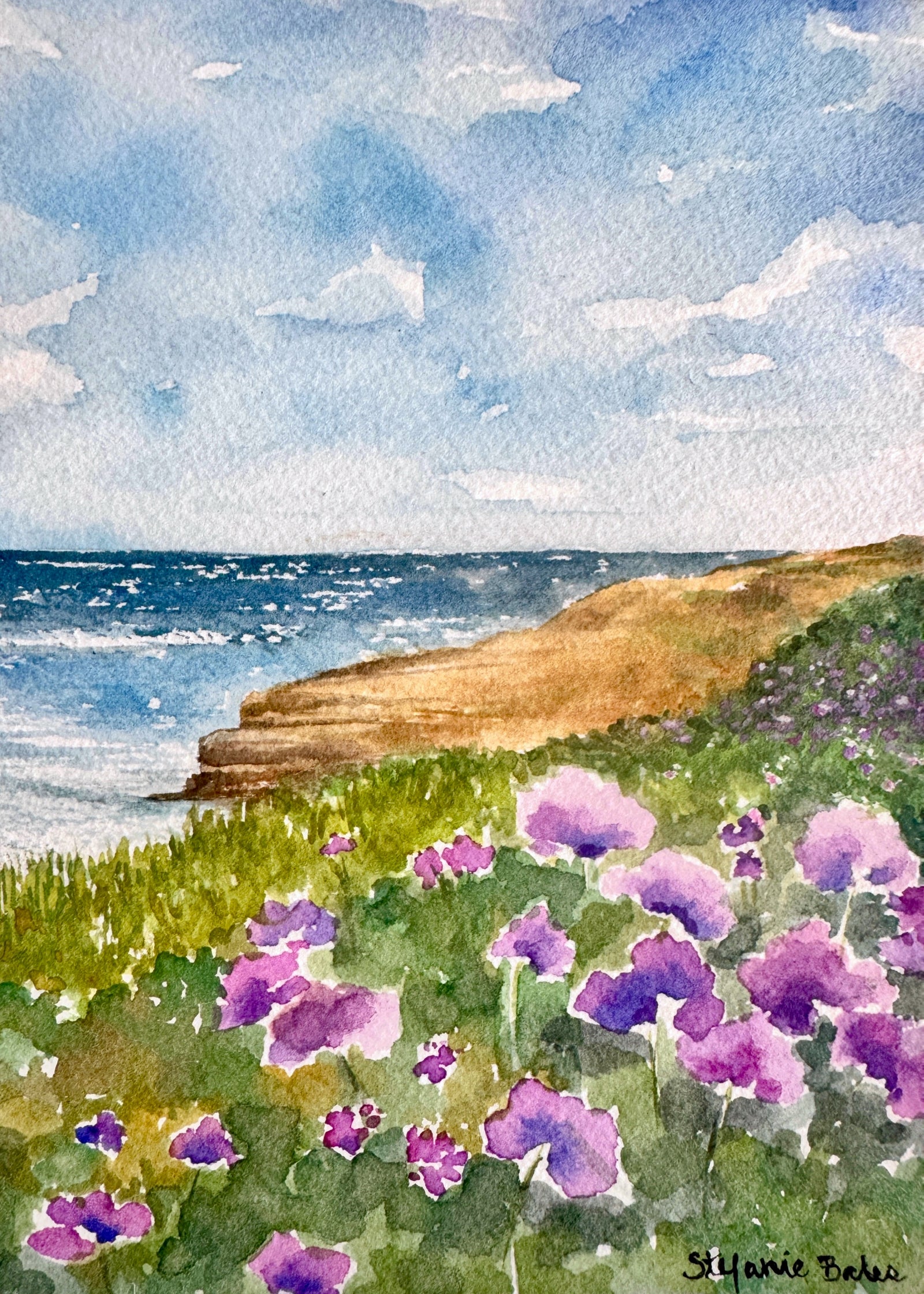 La Jolla Cove watercolor