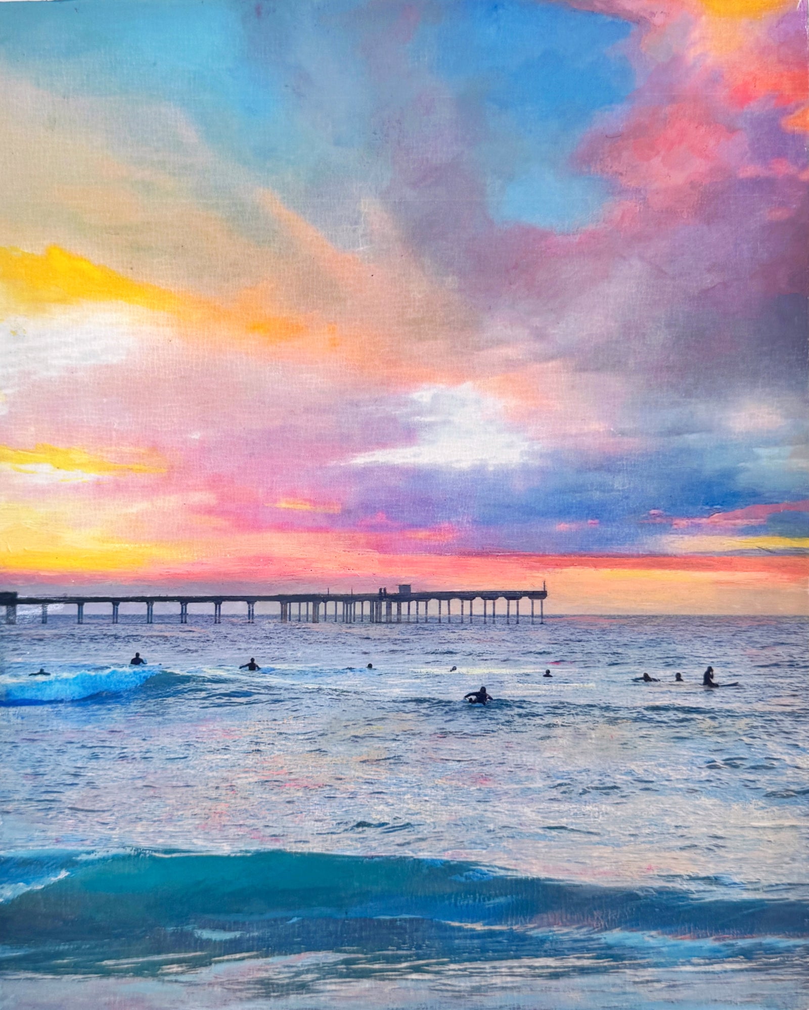 Sunset over the Pier