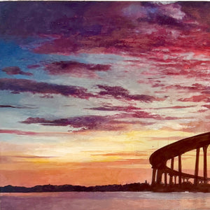 Almost Dusk (The Coronado Bridge)