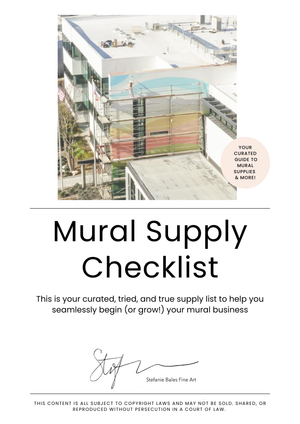 Mural Supply List