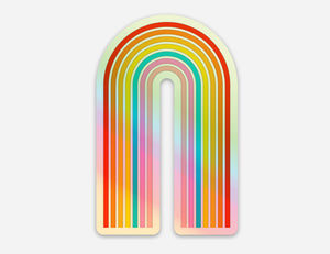 Holographic Rainbow Stickers- set of 4