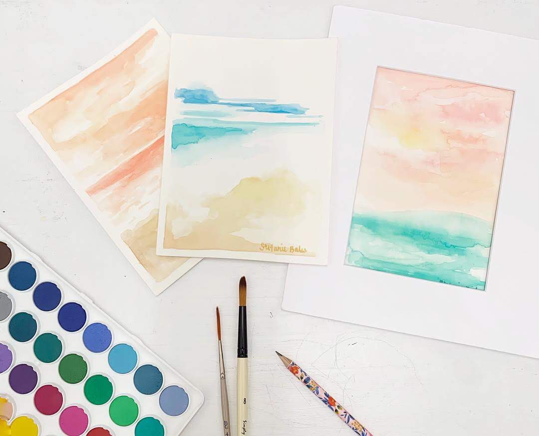 Watercolor Workshop at Frost Me Gourmet- July 9