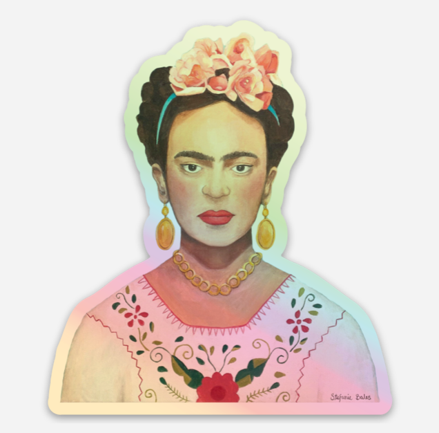 Holographic Frida Stickers- set of 4